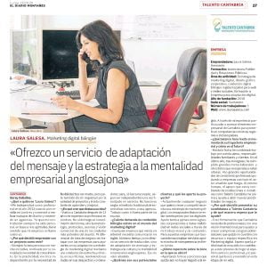 Entrevista Diario Montañés