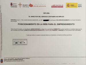 Certificado Posicionamiento